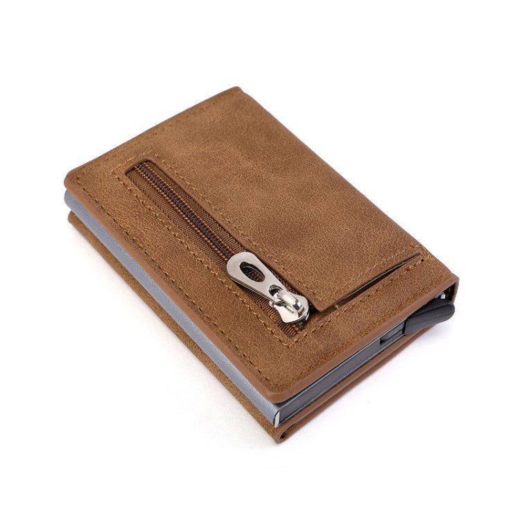 RFID Blocking Card Holder Portable Zipper Pocket Wallet for Men Women RFID Blocking Card Holder Portable Zipper Pocket Wallet for Men Women